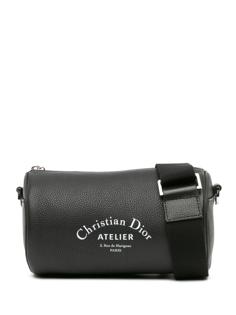 Christian Dior Pre-Owned Atelier Roller 皮质斜挎包（2018年典藏款） - 黑色