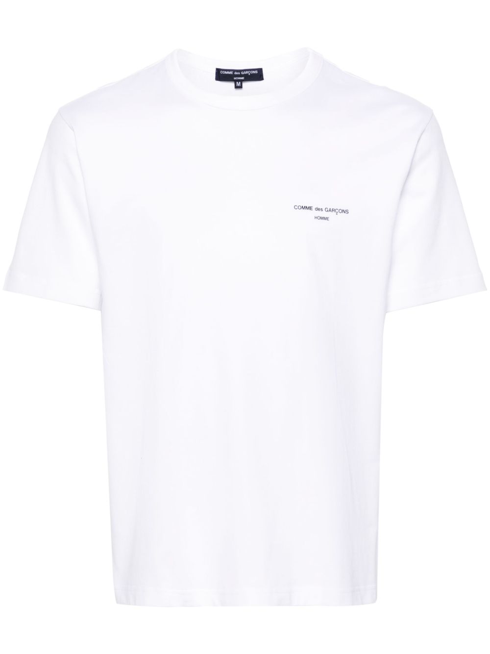 Comme des Garçons Homme logo印花棉T恤 - 白色