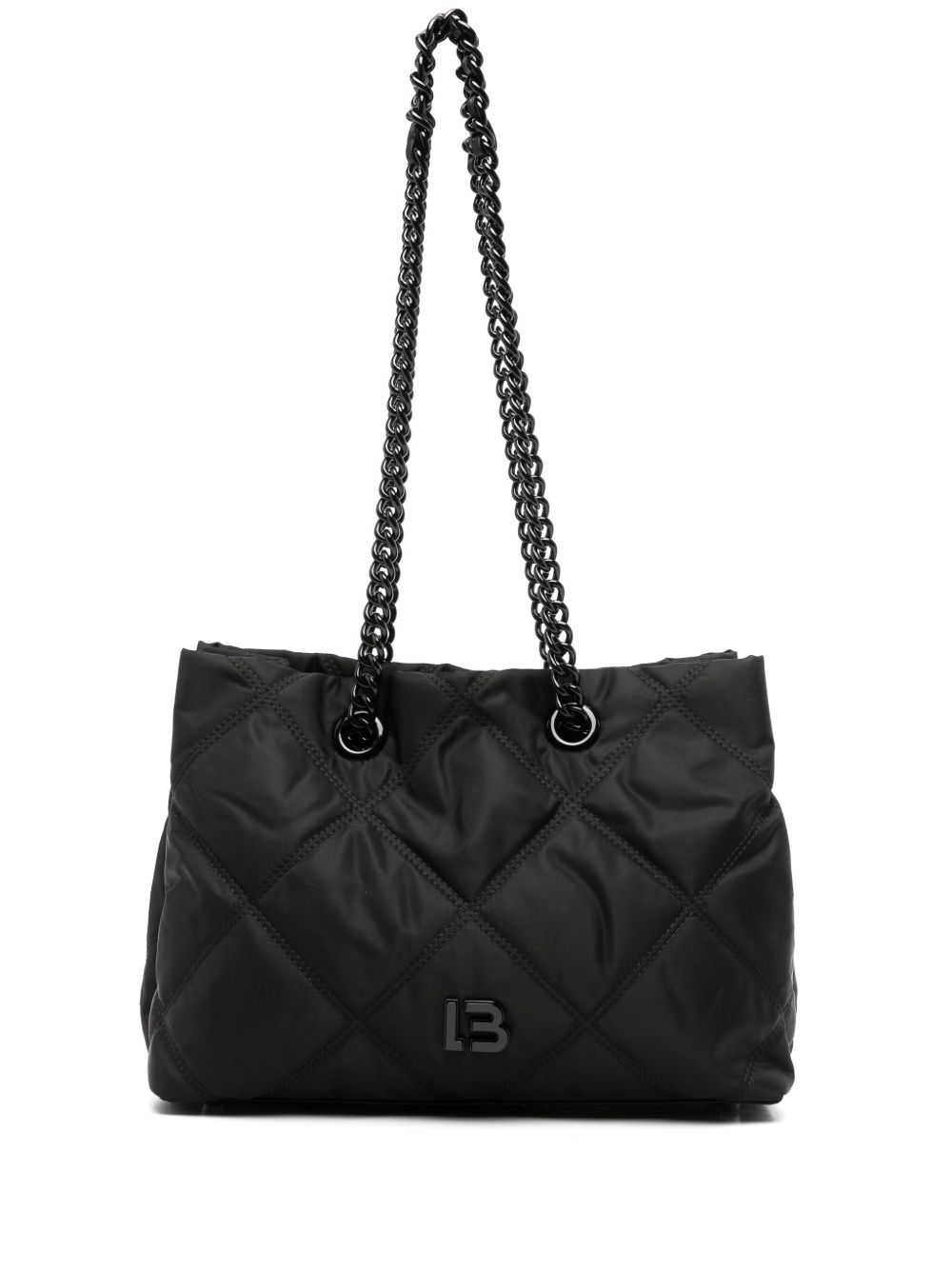 Bimba y Lola 绗缝中号单肩包 - 黑色