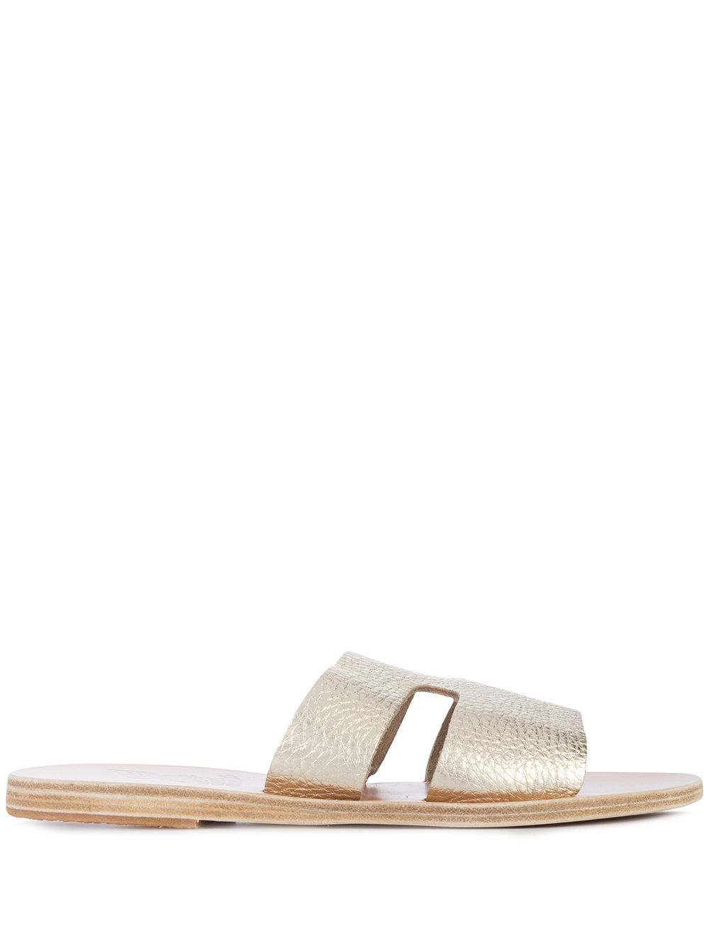 Ancient Greek Sandals Apteros真皮凉鞋 - 黄色