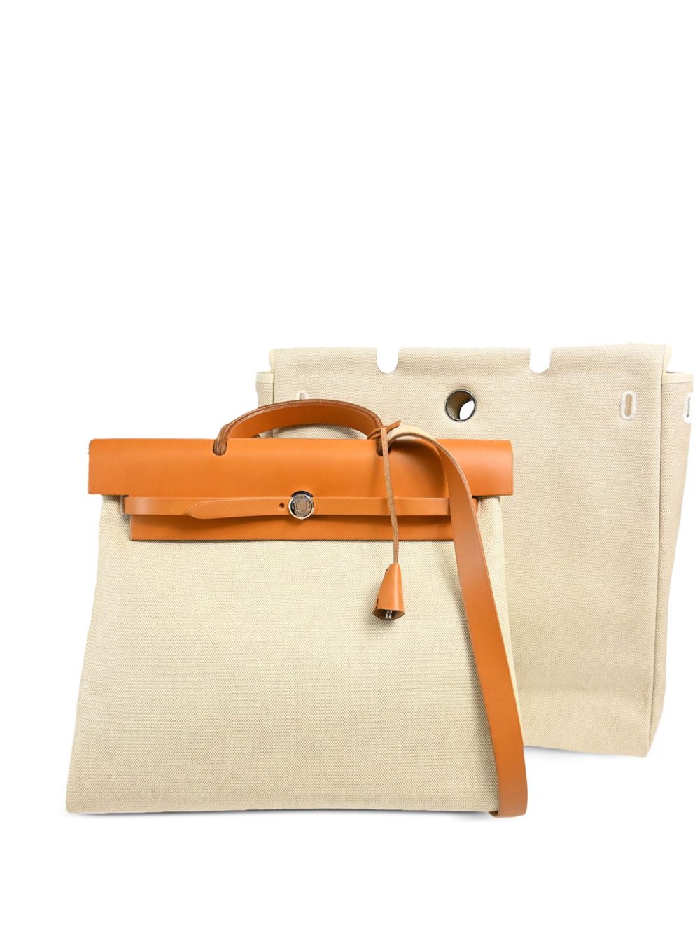 Hermès Pre-Owned Herbag MM 手提包（1999年典藏款） - 中性色