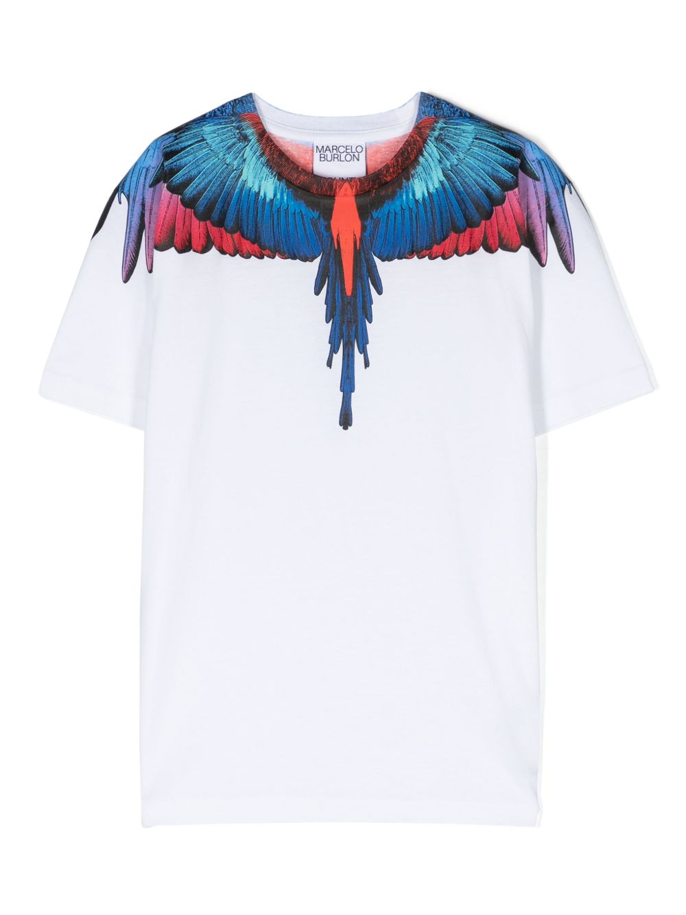 Marcelo Burlon County Of Milan Kids 翅膀印花T恤 - 白色