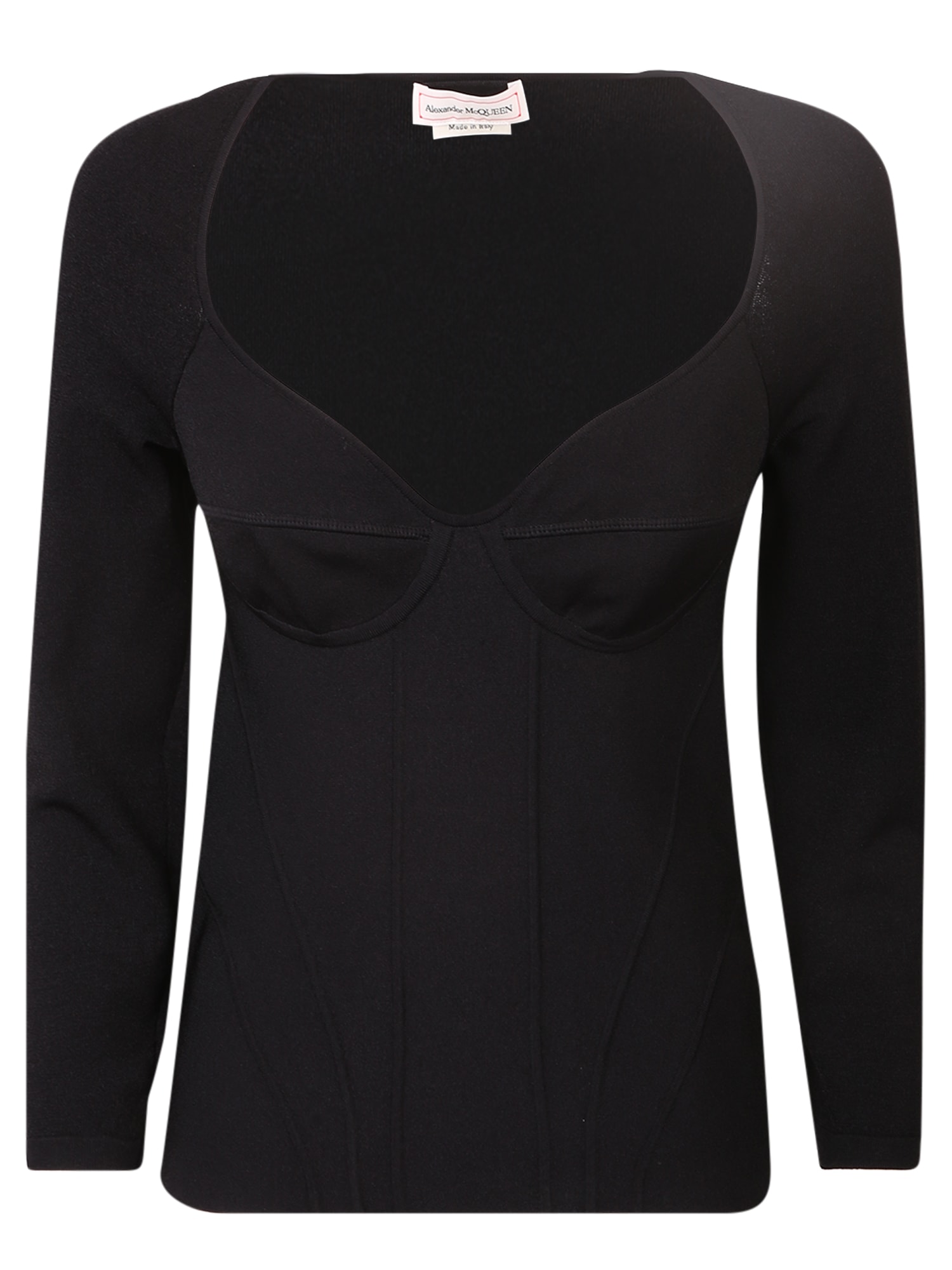 Alexander McQueen Inserted-bra Detail Top