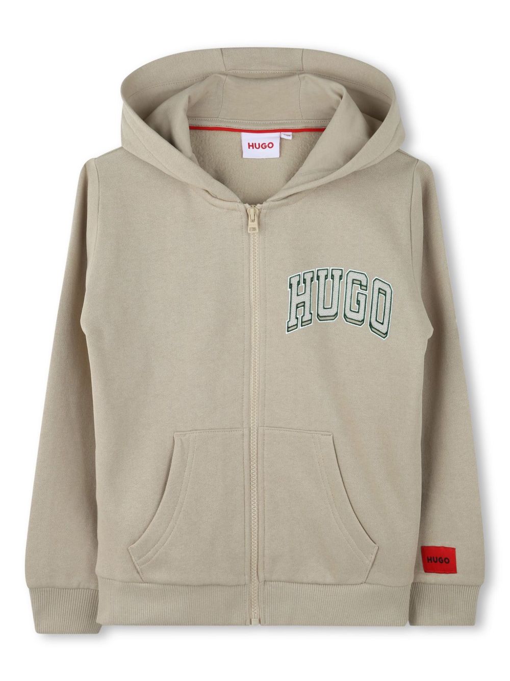 HUGO KIDS 拉链连帽衫 - 中性色
