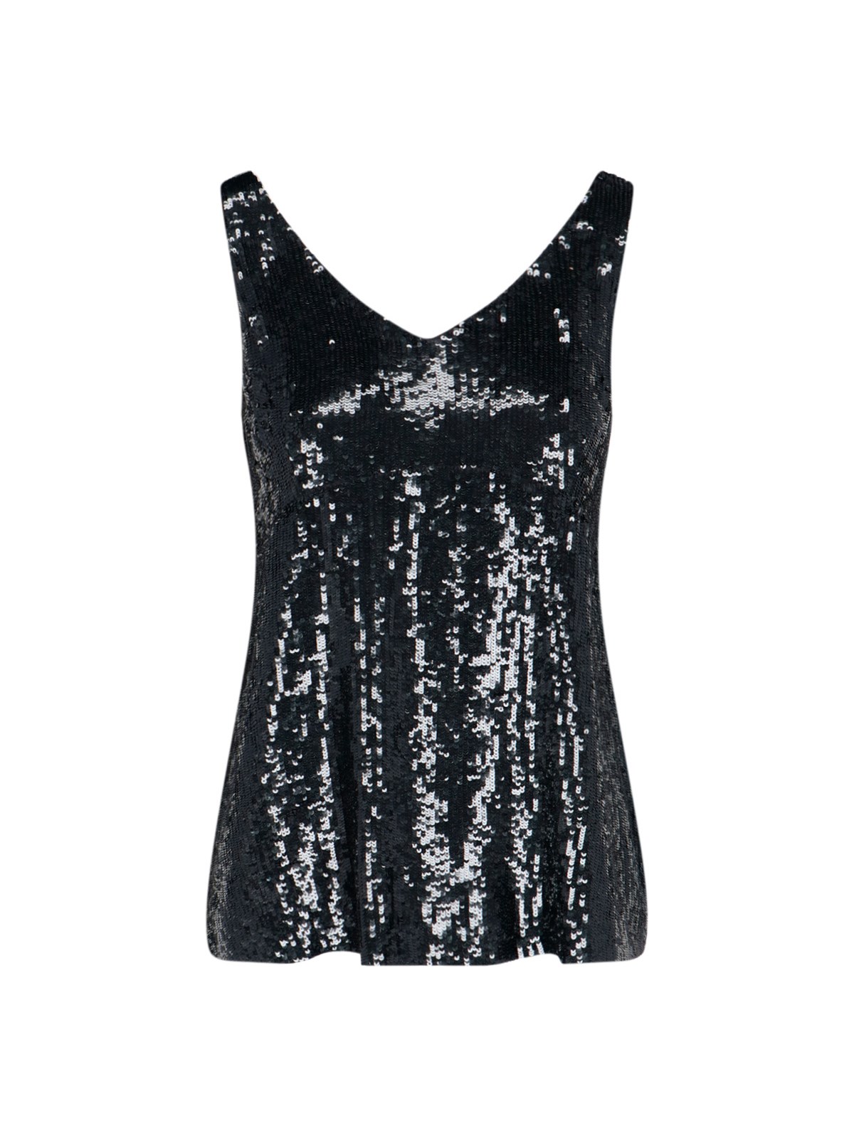 P.A.R.O.S.H. Sequins Embroidery Tank Top