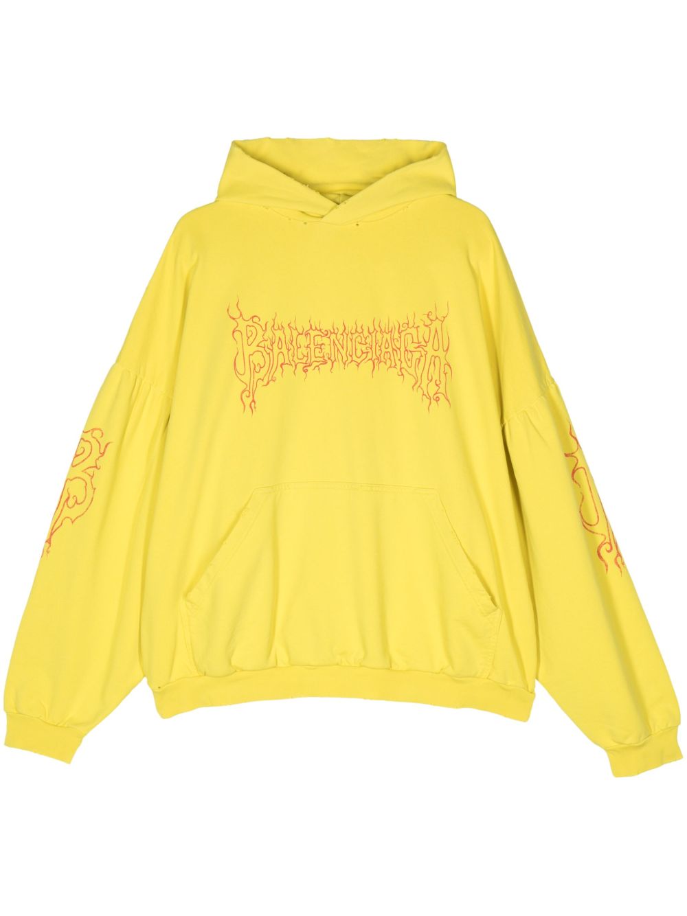 Balenciaga Darkwave Round 连帽衫 - 黄色