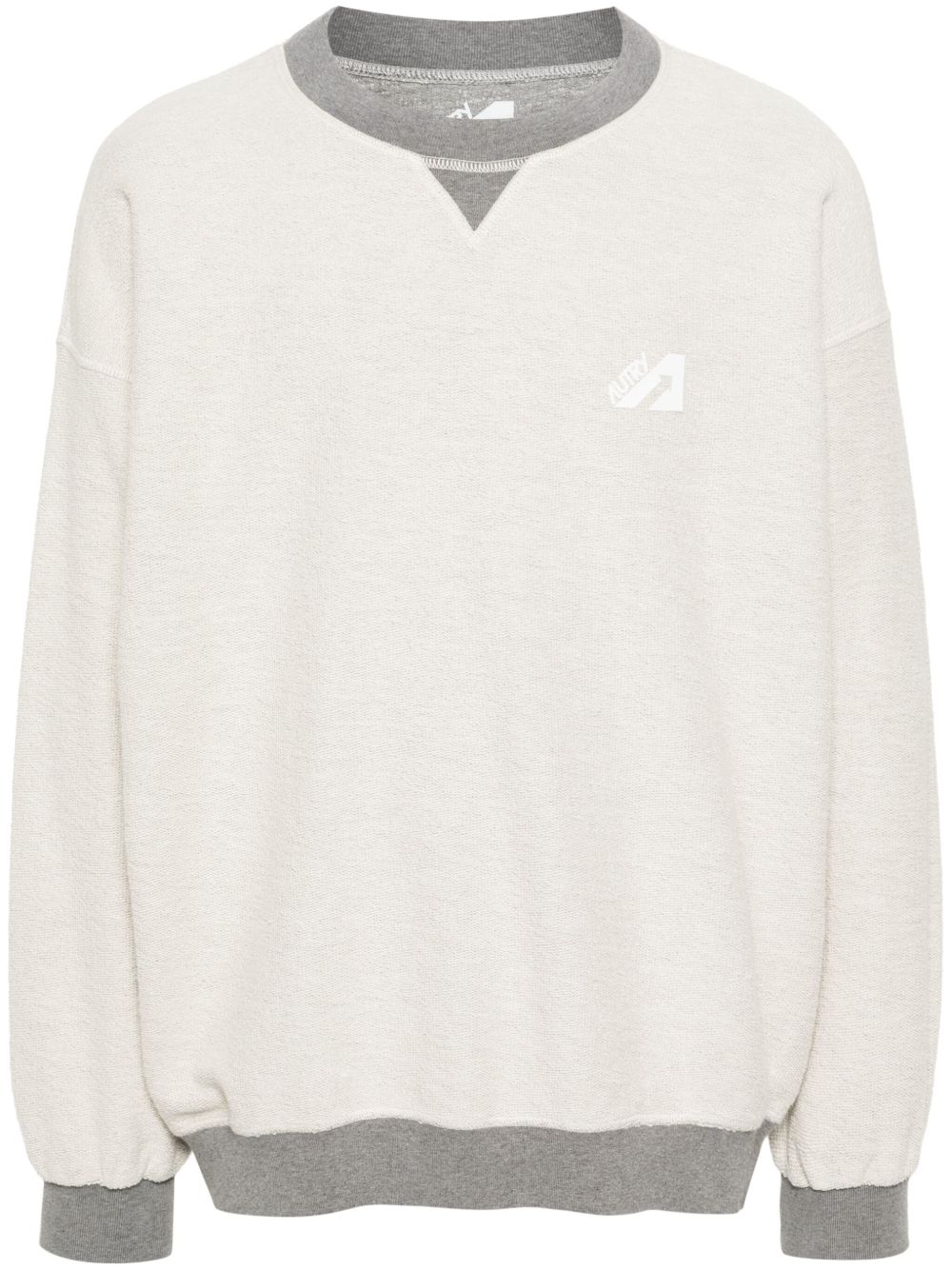 Autry 橡胶logo毛绒卫衣 - 中性色