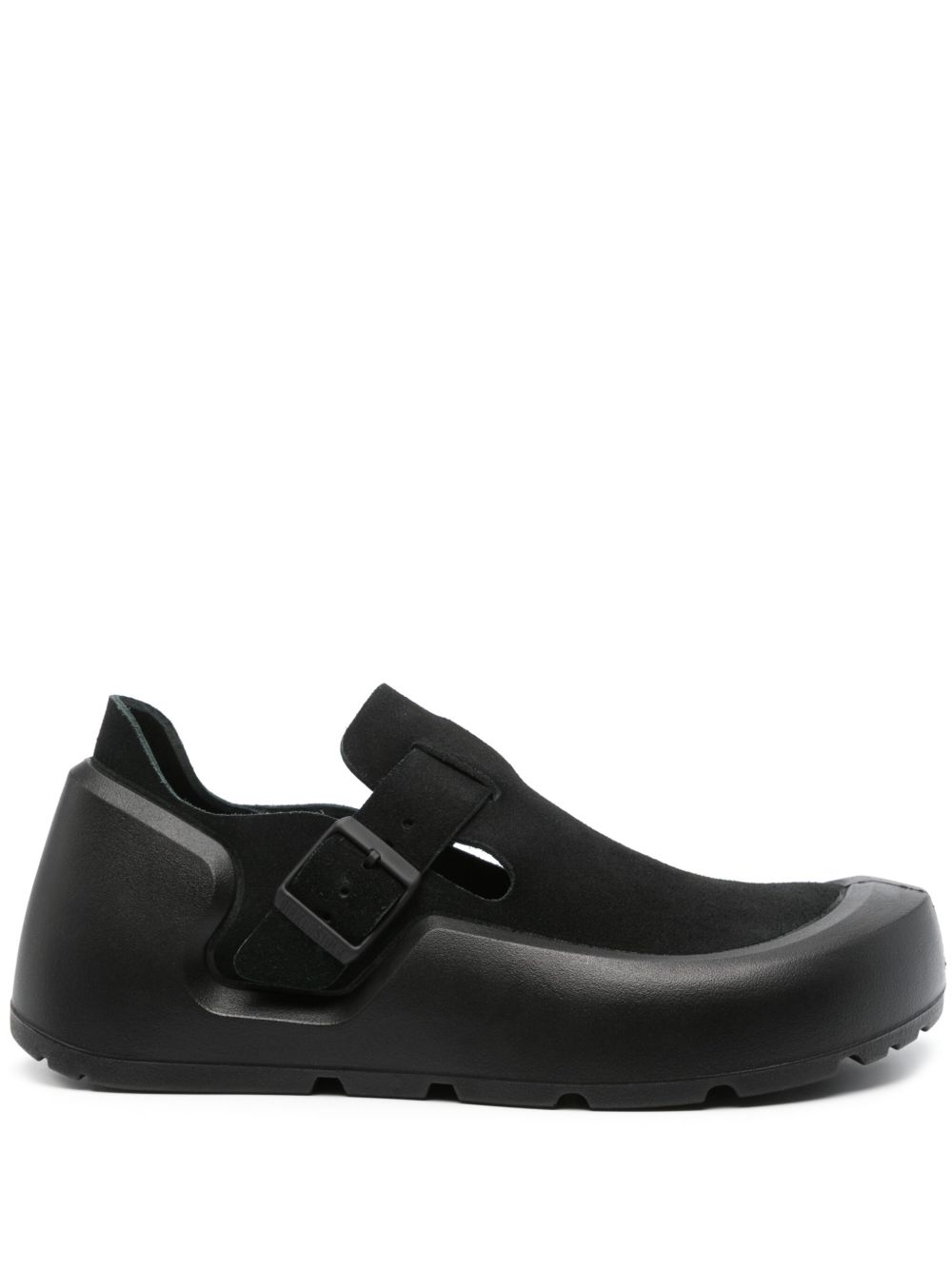 Birkenstock logo凹面压花运动鞋 - 黑色