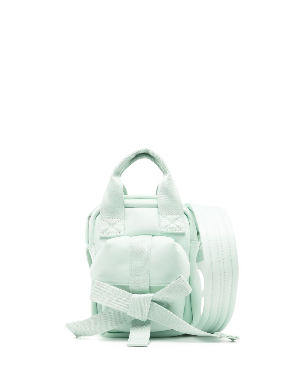 Simone Rocha 蝴蝶结缀饰迷你斜挎包 - 绿色
