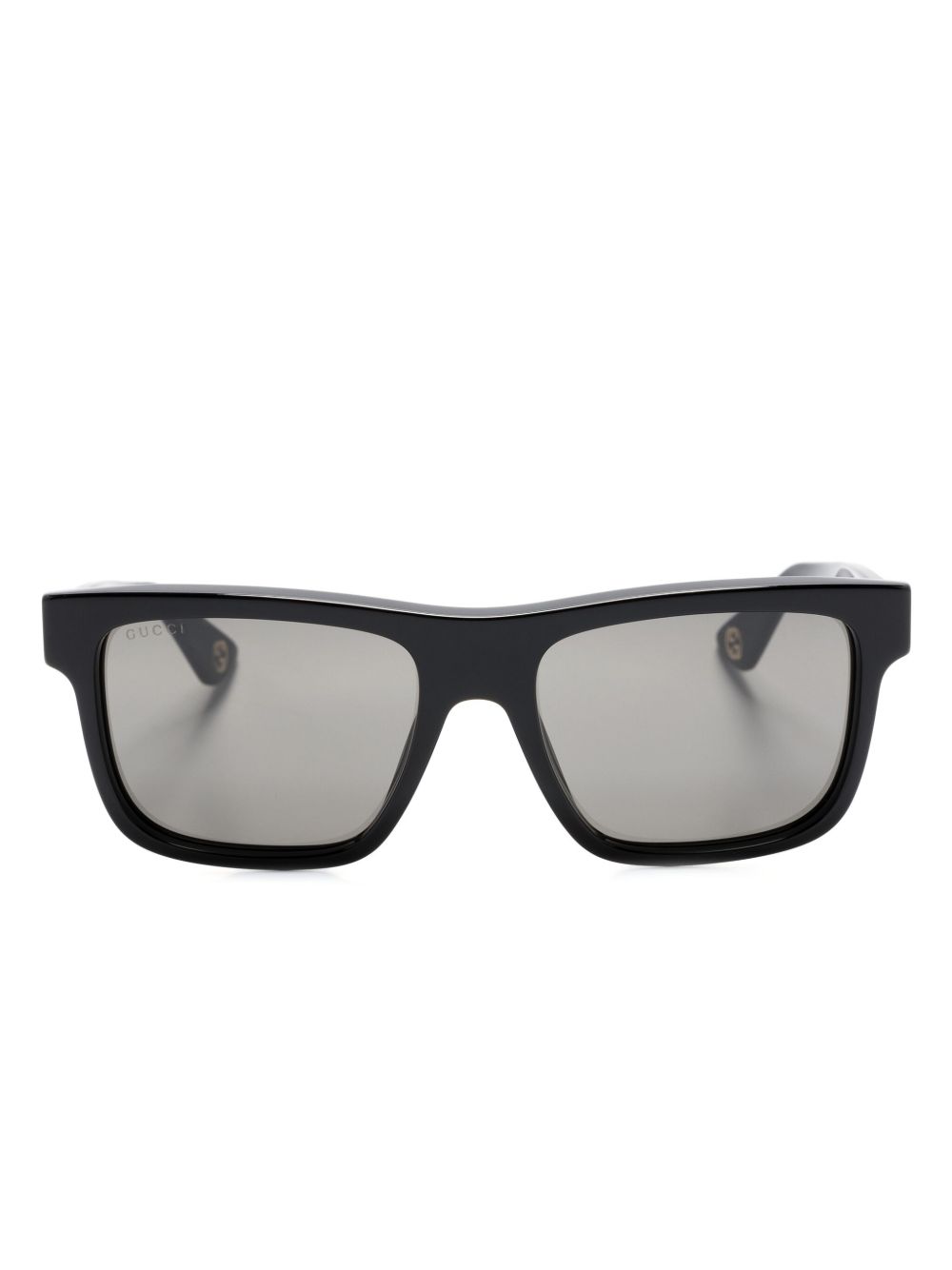 Gucci Eyewear 方框太阳眼镜 - 黑色