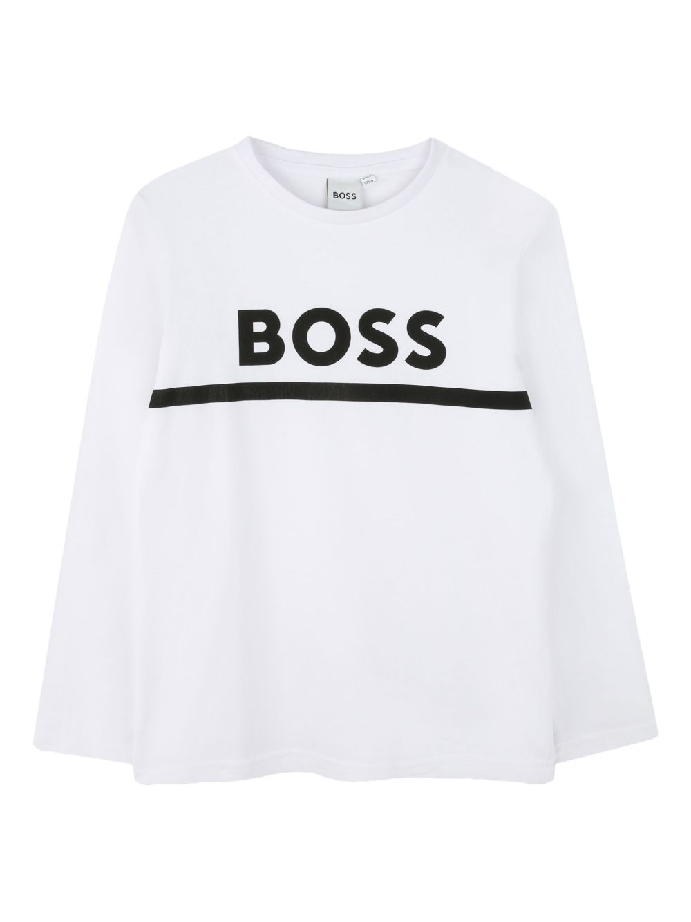 BOSS Kidswear logo印花卫衣 - 白色