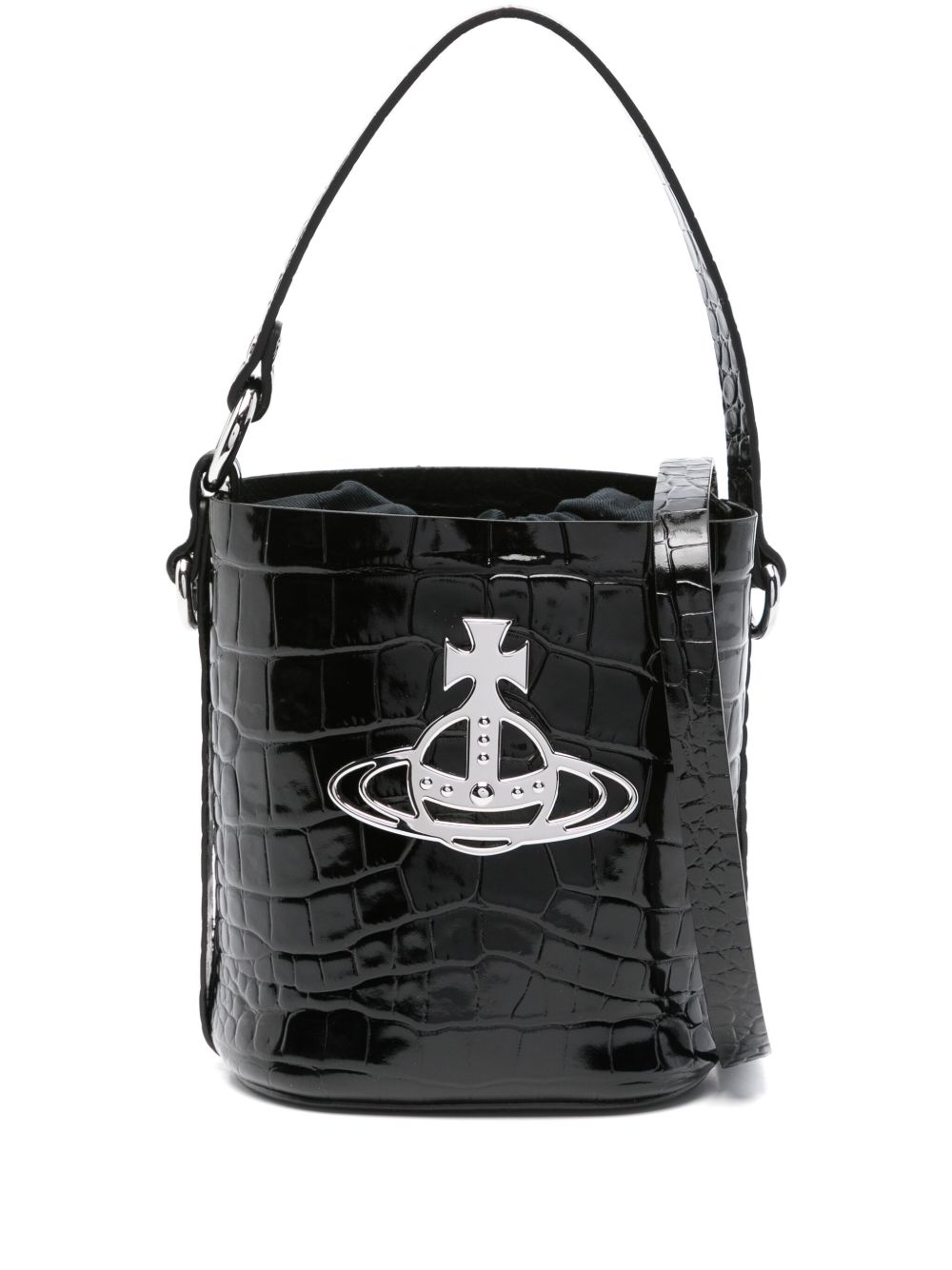 Vivienne Westwood Daisy 水桶包 - 黑色