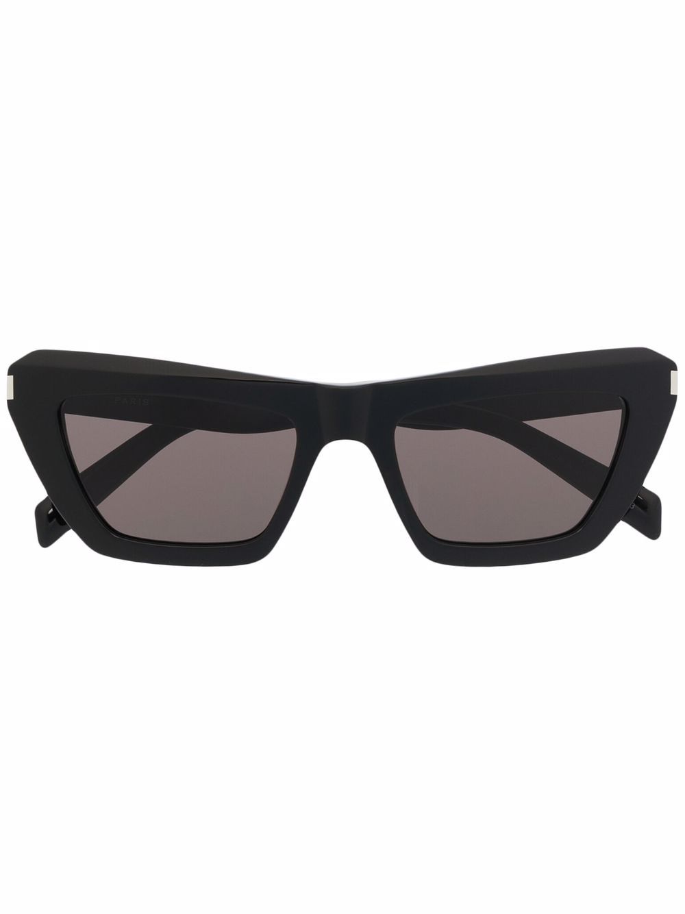 Saint Laurent Eyewear 有色镜片超大款镜框太阳眼镜 - 黑色