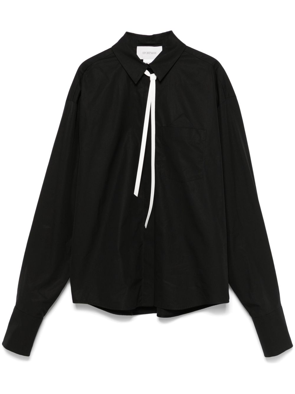 Sportmax Gesso 衬衫 - 黑色