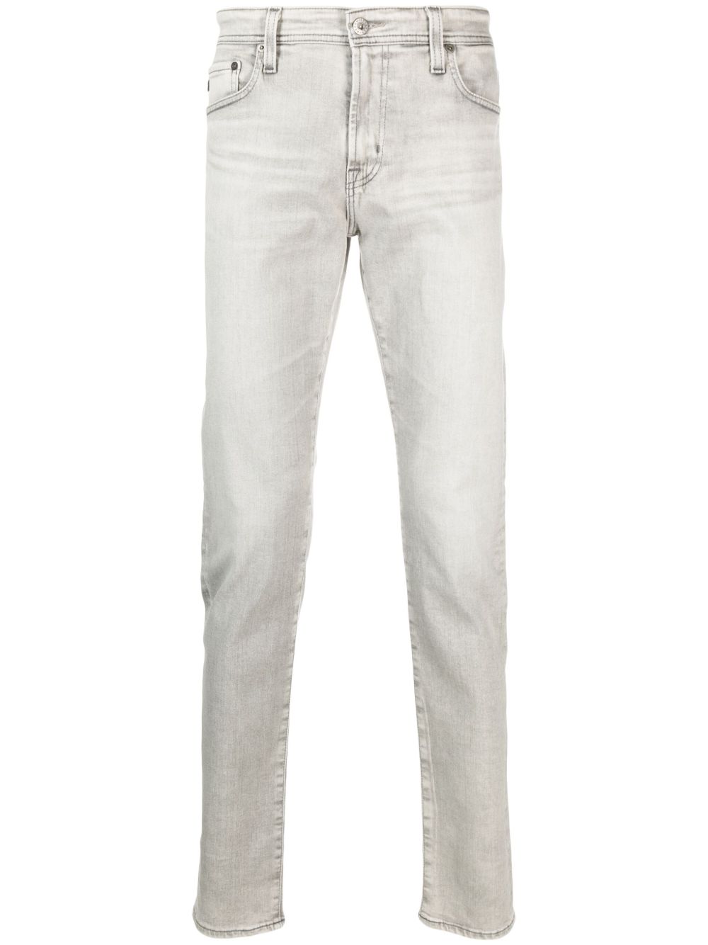 AG Jeans Dylan 中腰紧身牛仔裤 - 灰色