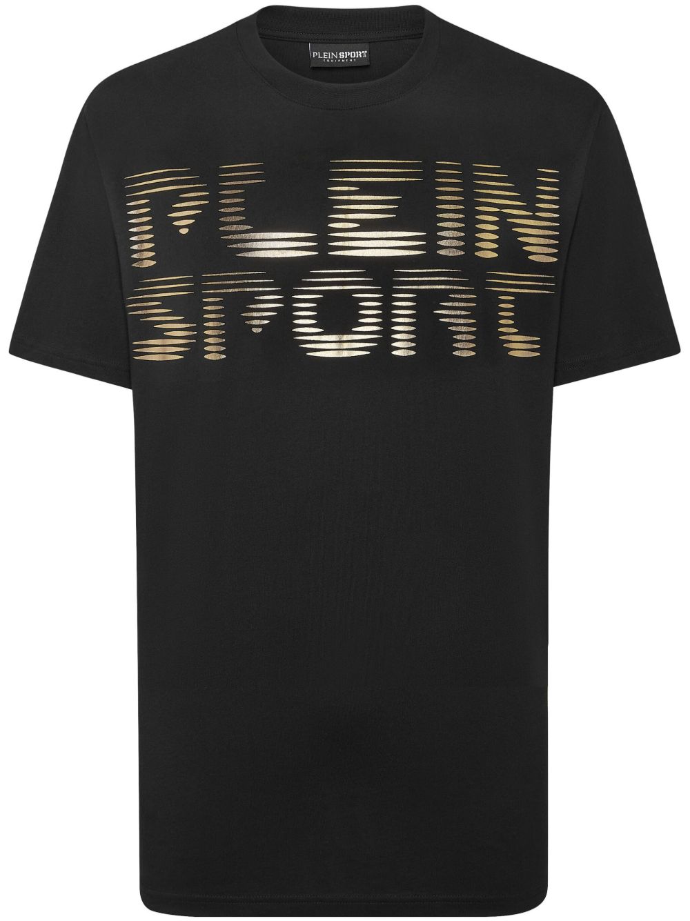 Plein Sport logo印花T恤 - 黑色