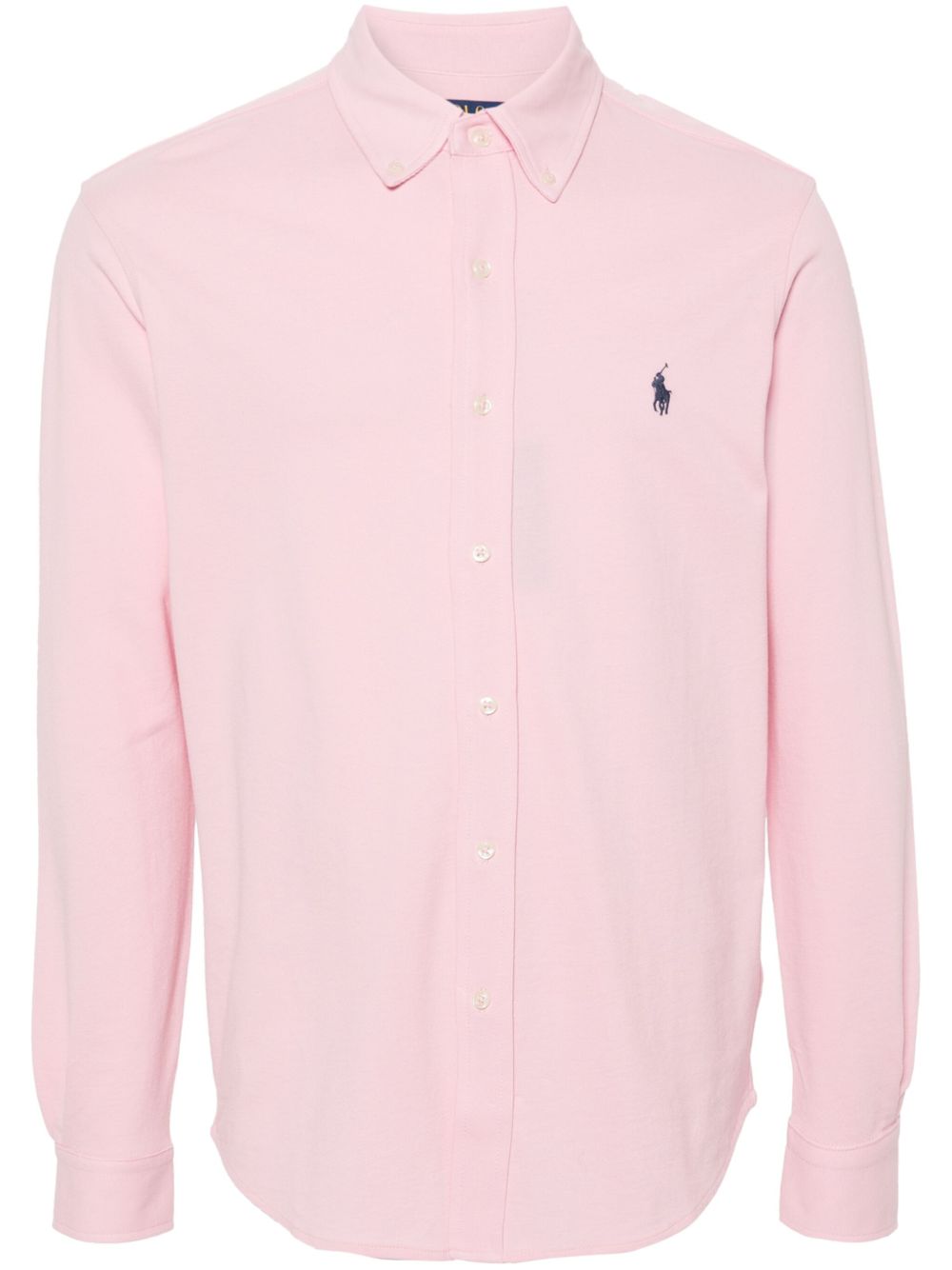 Polo Ralph Lauren Polo Pony 刺绣棉衬衫 - 粉色
