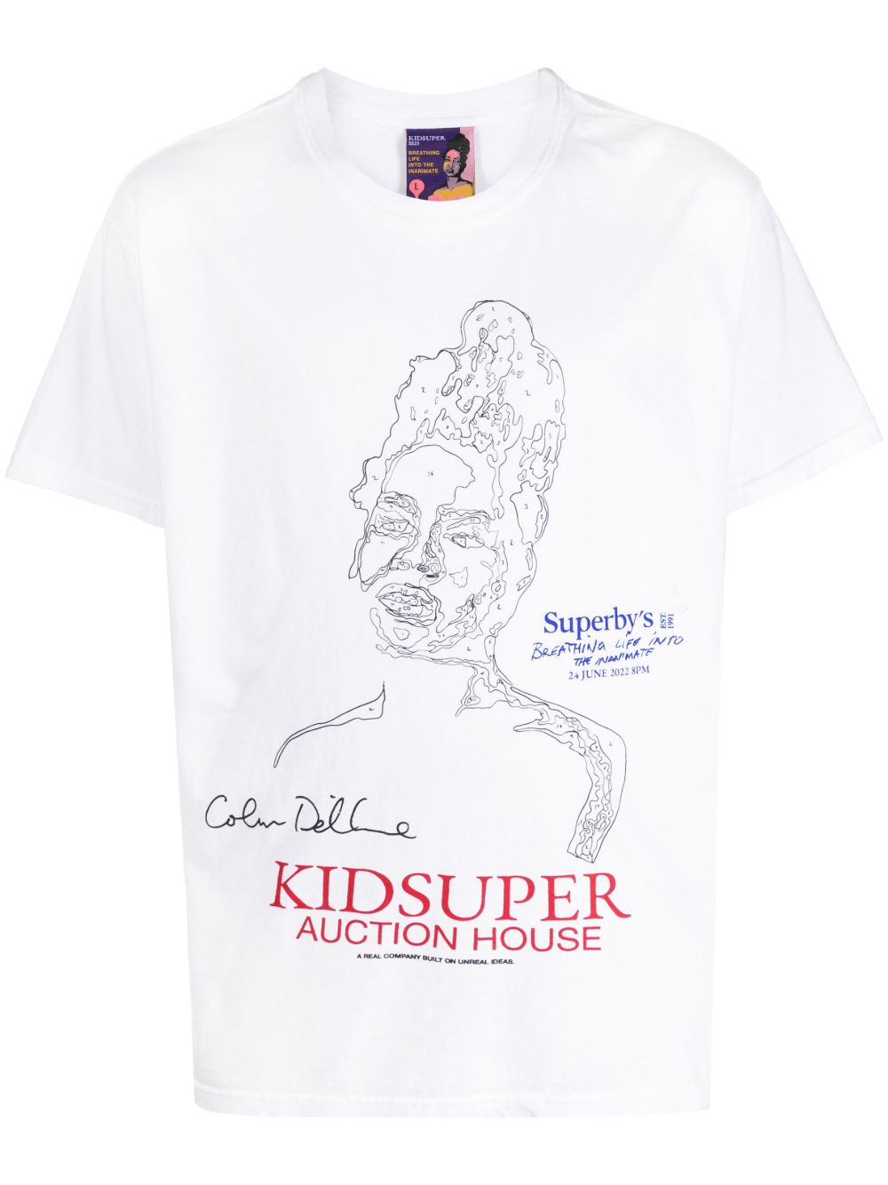 KidSuper logo图案印花T恤 - 白色
