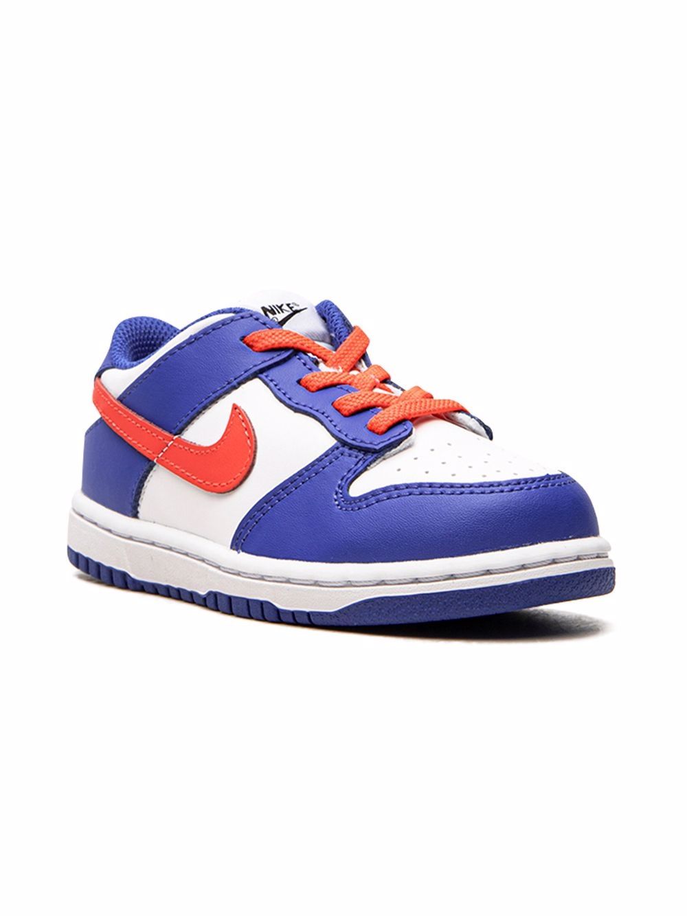 Nike Kids Dunk Low 运动鞋 - 白色