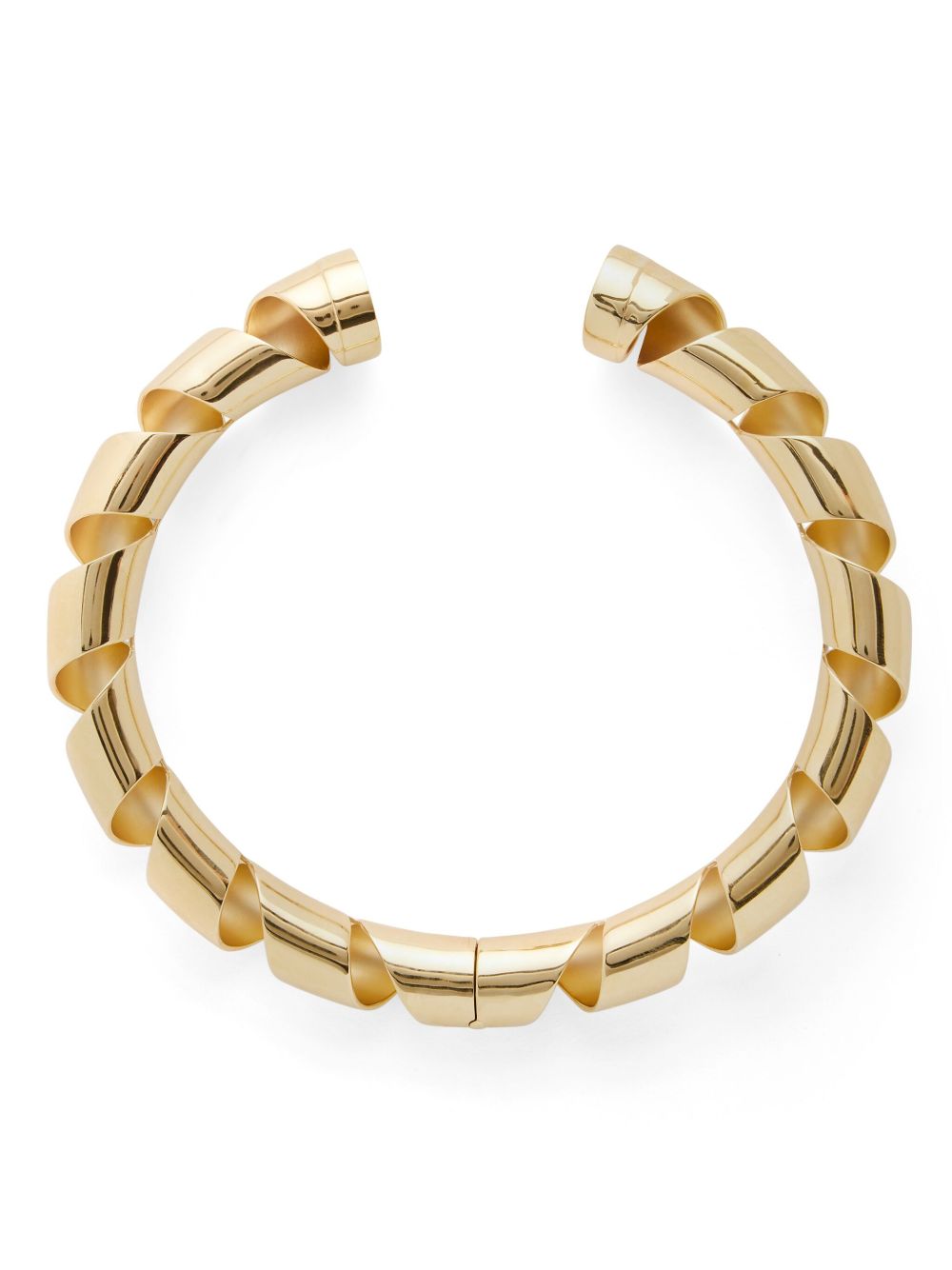Rabanne Link Twist 项链 - 金色