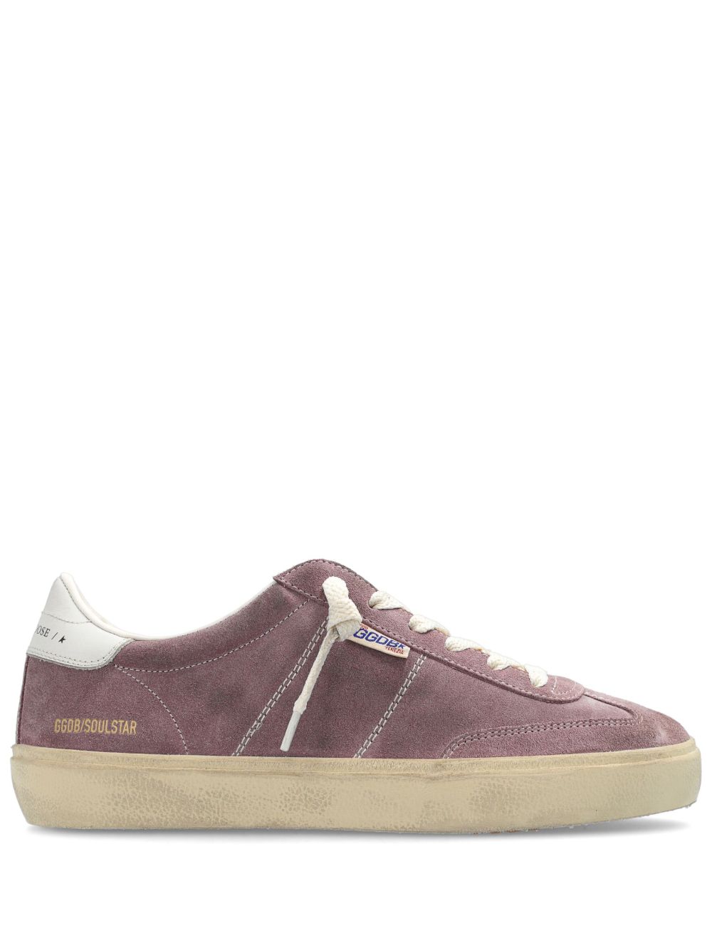 Golden Goose Soul Star 绒面皮系带运动鞋 - 紫色