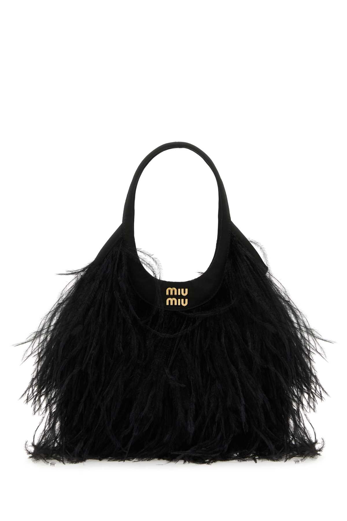 Miu Miu Embellished Satin Handbag