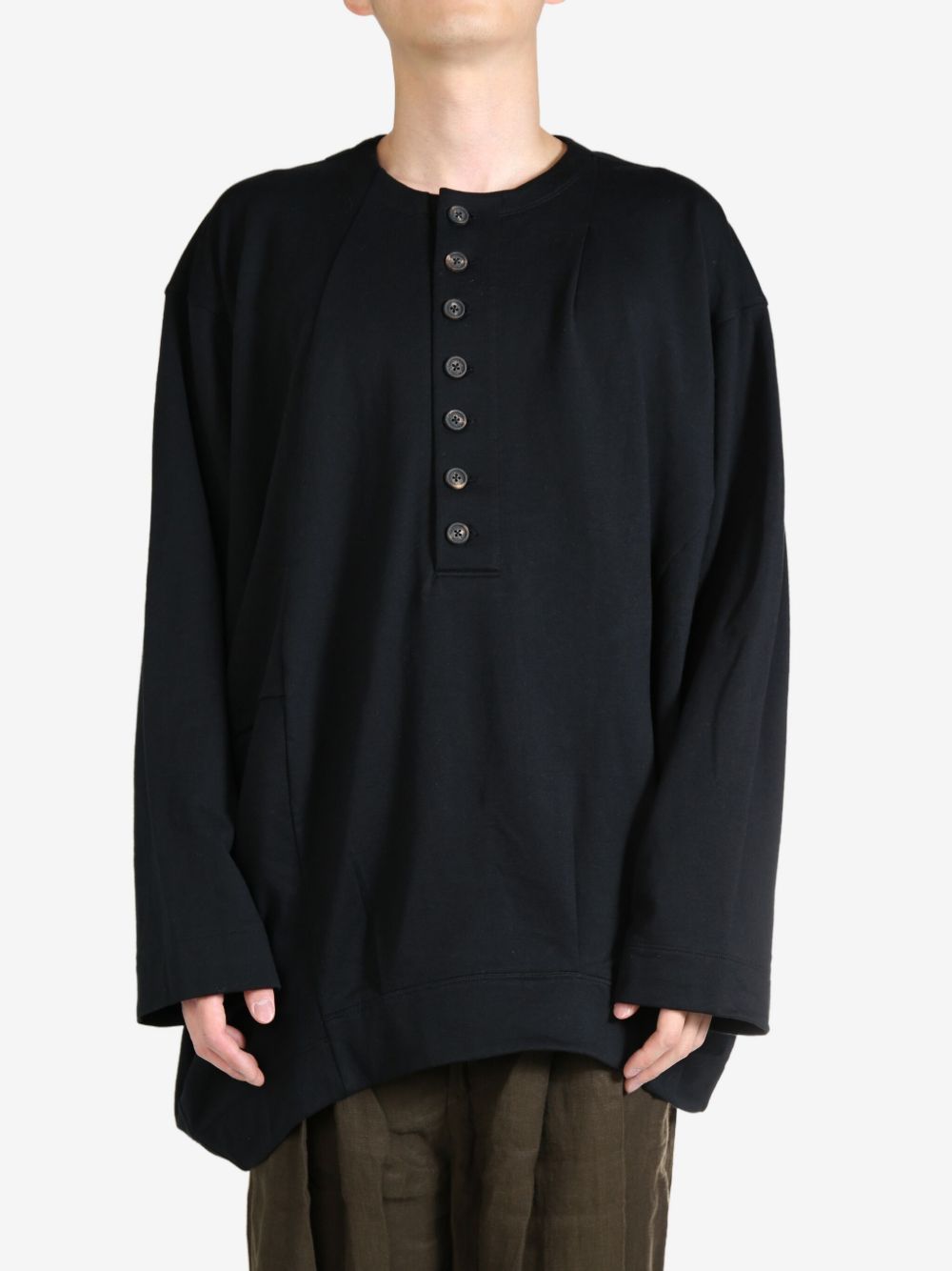 Ziggy Chen cotton T-shirt - 黑色