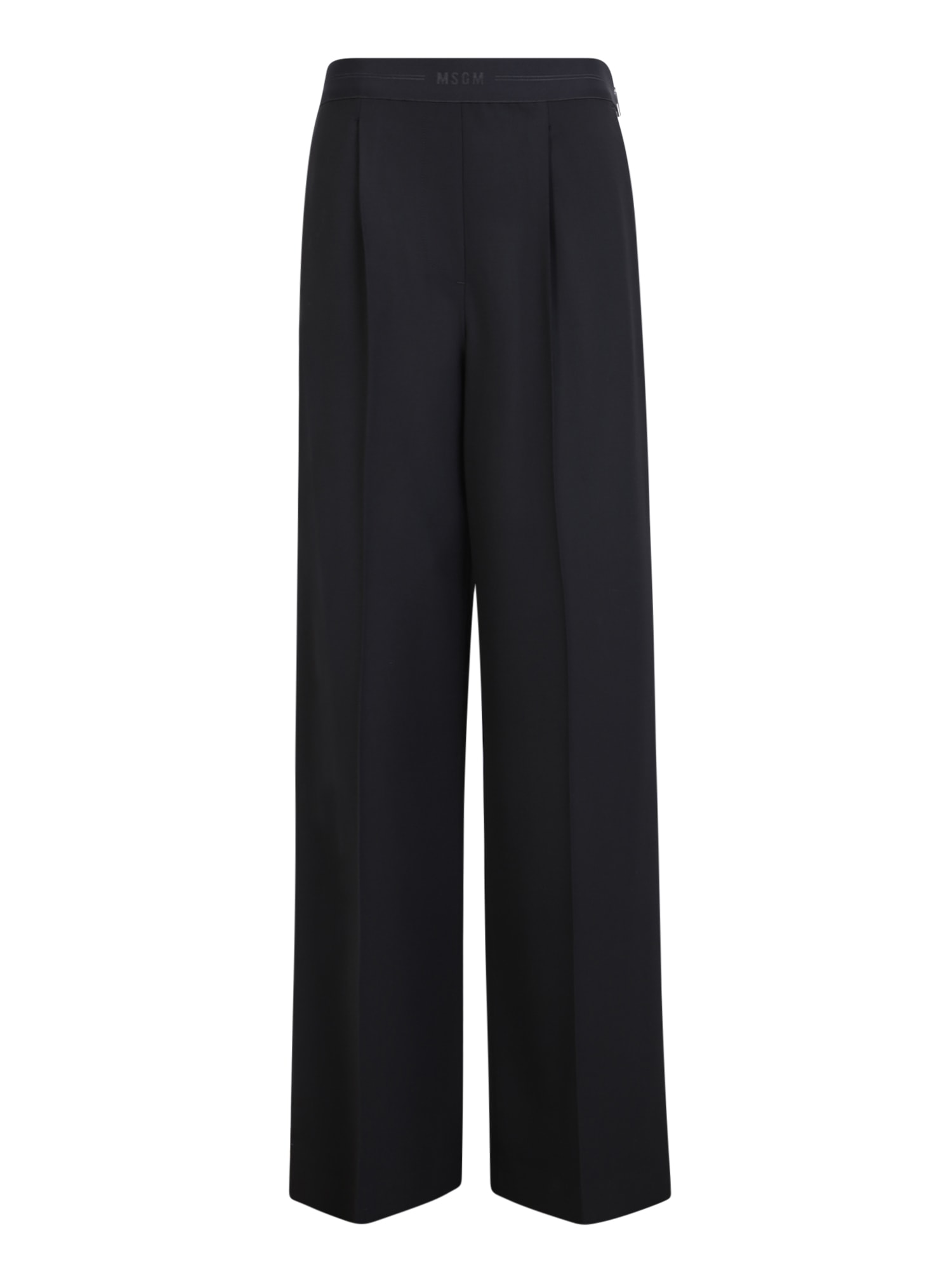 MSGM 黑色阔腿裤