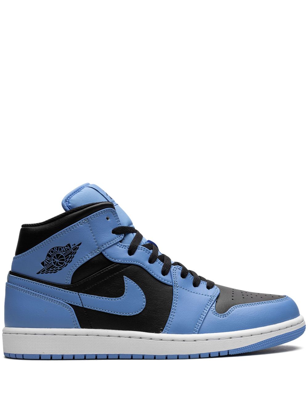Jordan Air Jordan 1 Mid University Blue/Black 运动鞋 - 蓝色
