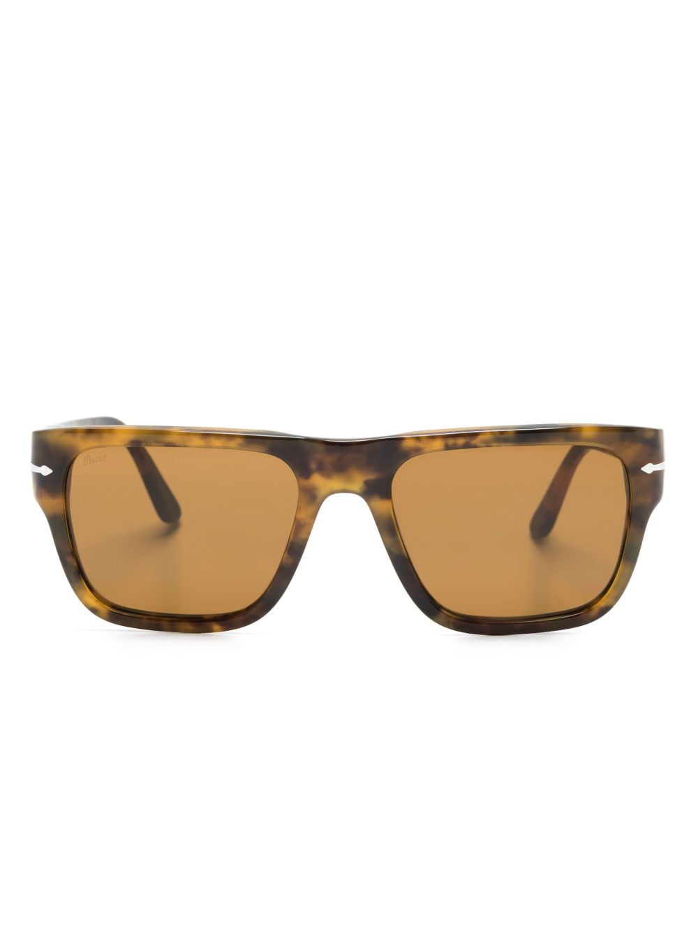 Persol PO3348S 方框太阳眼镜 - 褐色