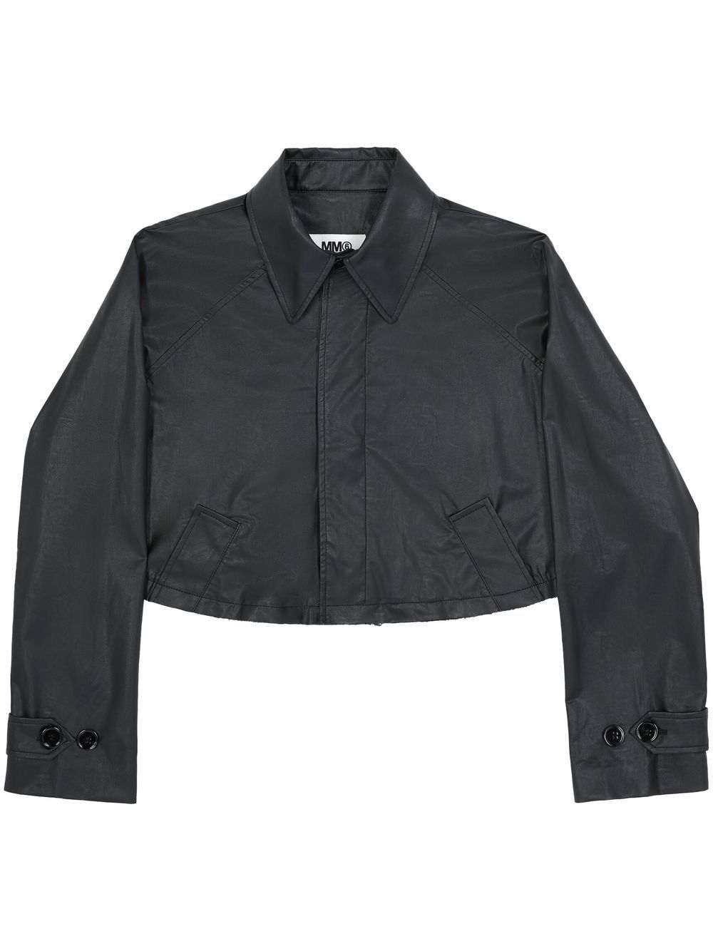 MM6 Maison Margiela 短款风衣 - 黑色