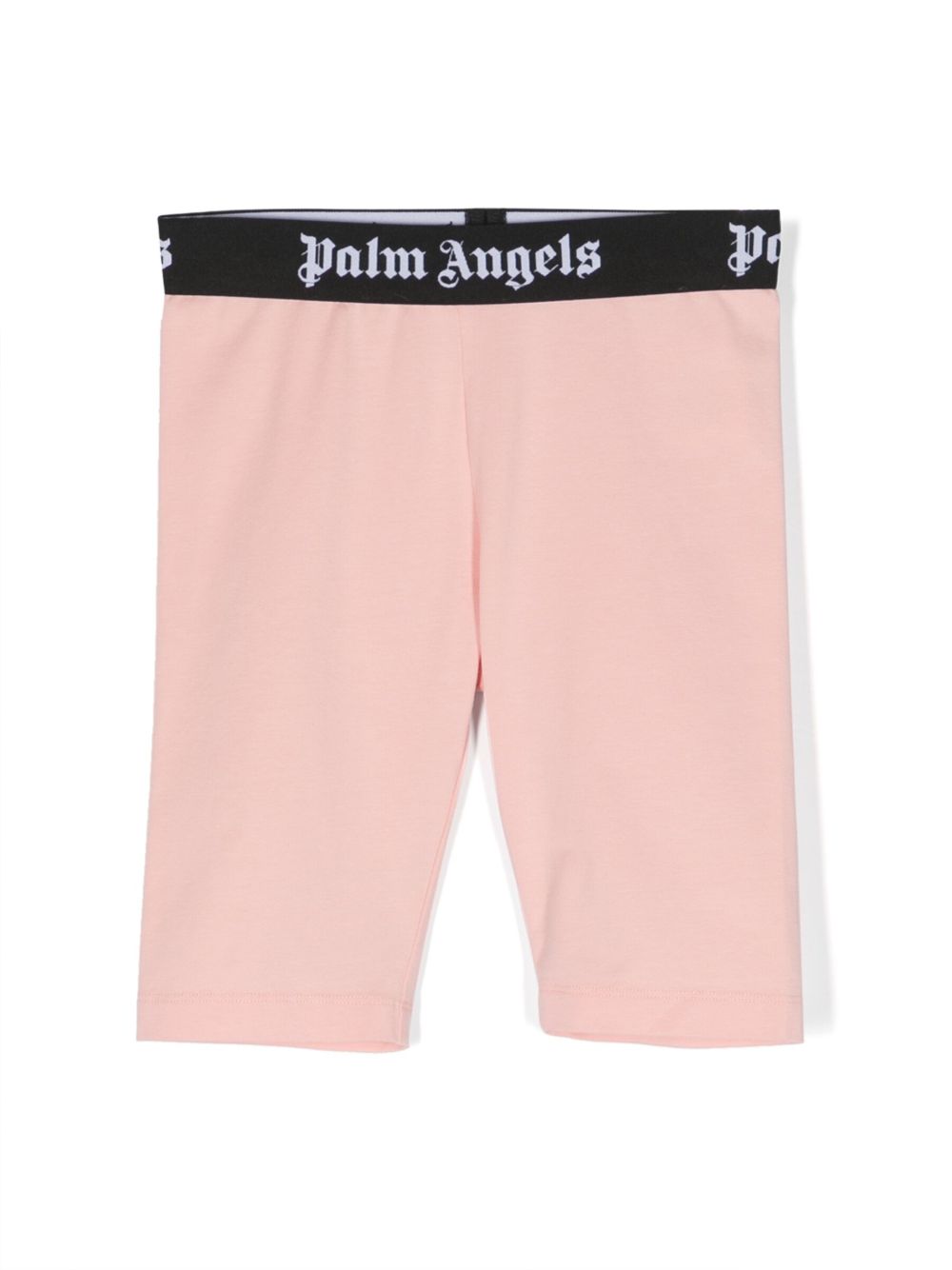 Palm Angels Kids logo裤腰松紧泳裤 - 粉色