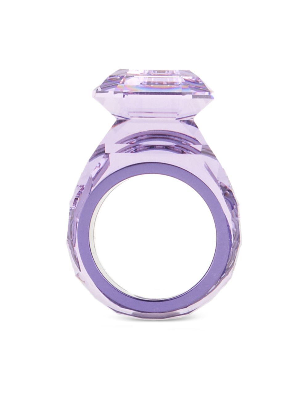 Swarovski Lucent 戒指 - 紫色