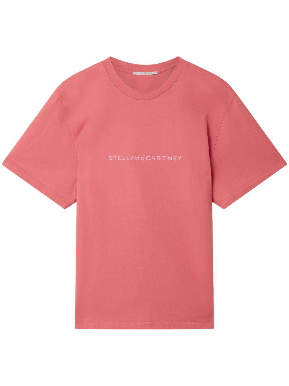 Stella McCartney Stella Iconics logo印花T恤 - 粉色