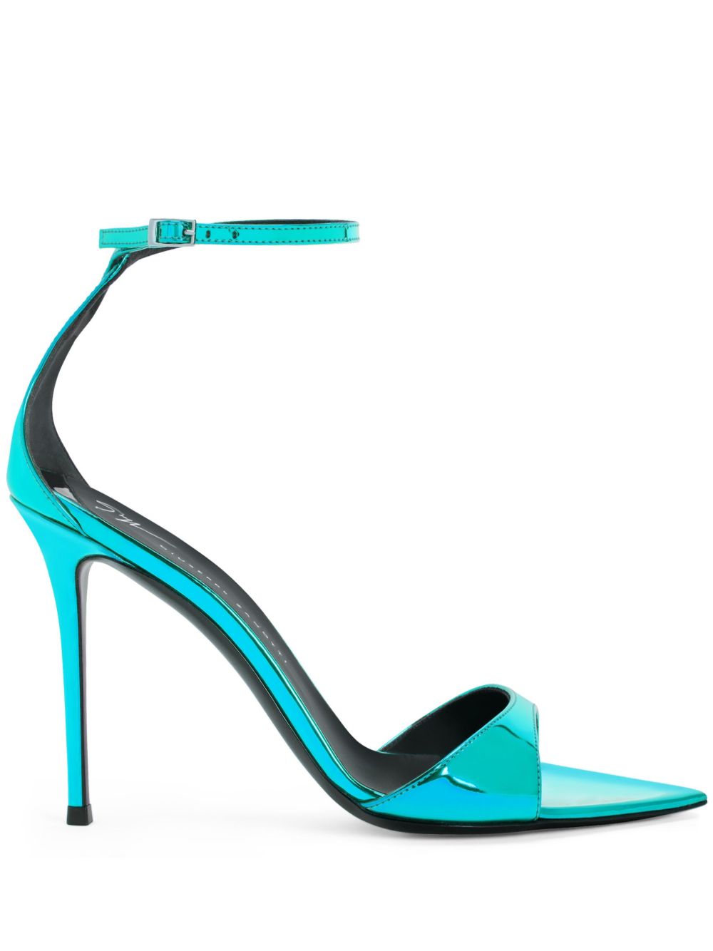Giuseppe Zanotti Intriigo 高跟裹踝凉鞋 - 蓝色
