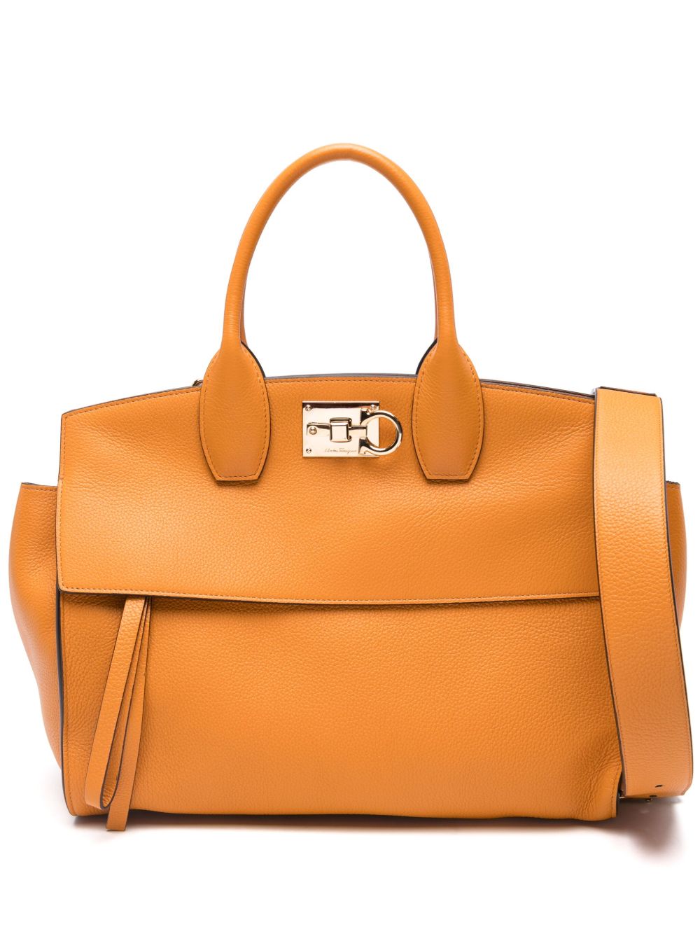 Ferragamo Pre-Owned The Studio Soft 手提包 - 橘色
