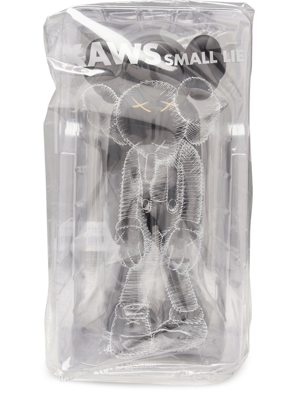 KAWS Kaws Small Lie Companion塑料感玩具 - 黑色