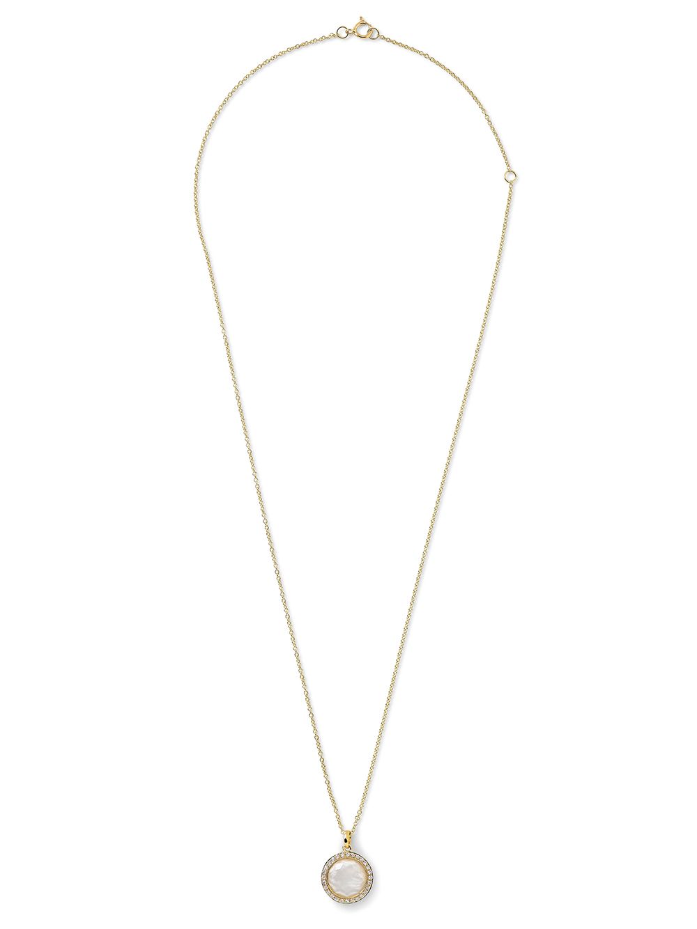 IPPOLITA Lollipop 18K黄金钻石吊饰项链 - 金色