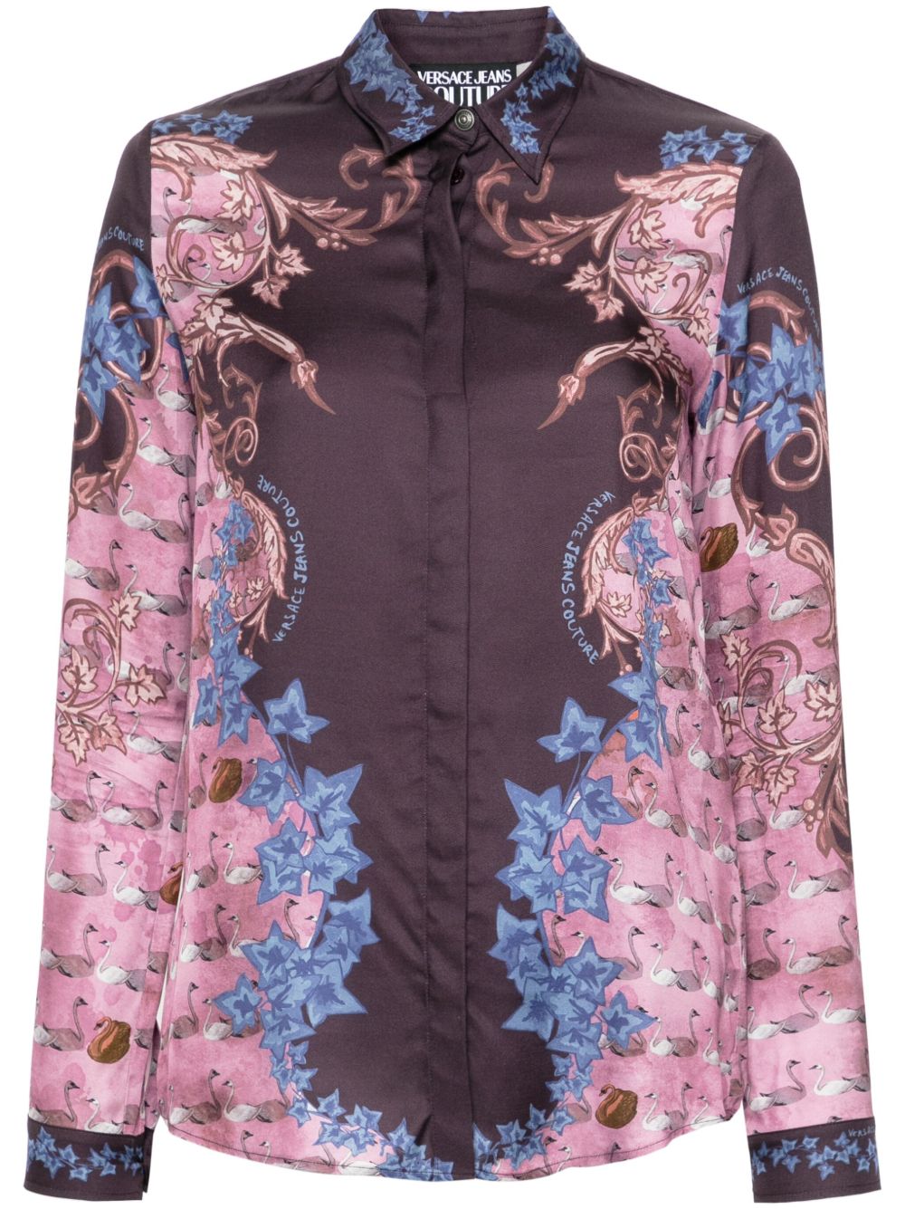 Versace Jeans Couture Swan Lake 衬衫 - 紫色