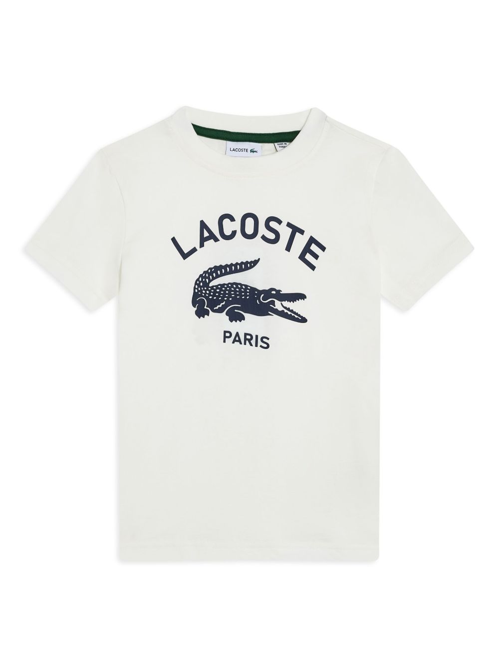 Lacoste logo T恤 - 白色