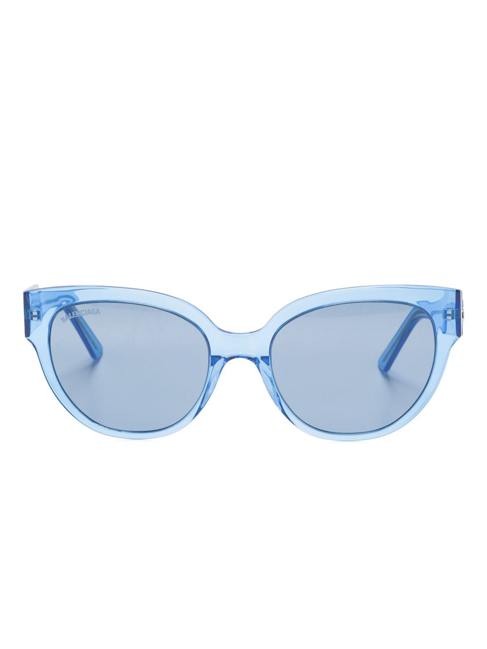 Balenciaga Eyewear 蝴蝶形镜框太阳眼镜 - 蓝色