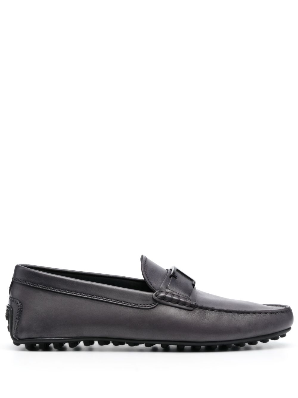 Tod's T-Timeless City 皮质乐福鞋 - 灰色
