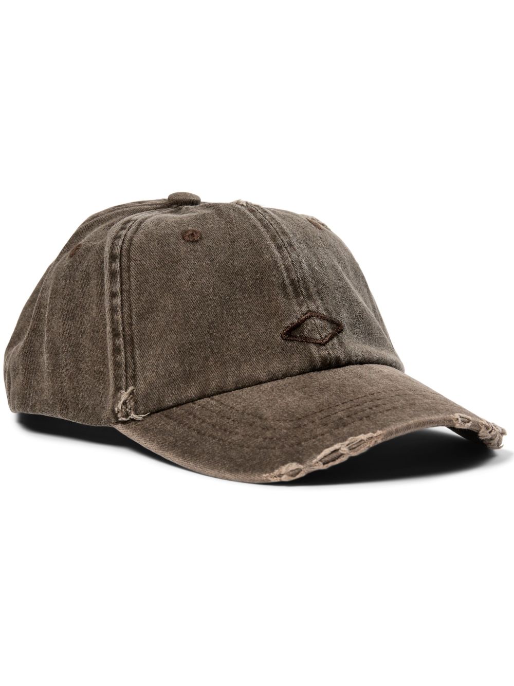 Han Kjøbenhavn Diamond distressed-effect cap - 褐色