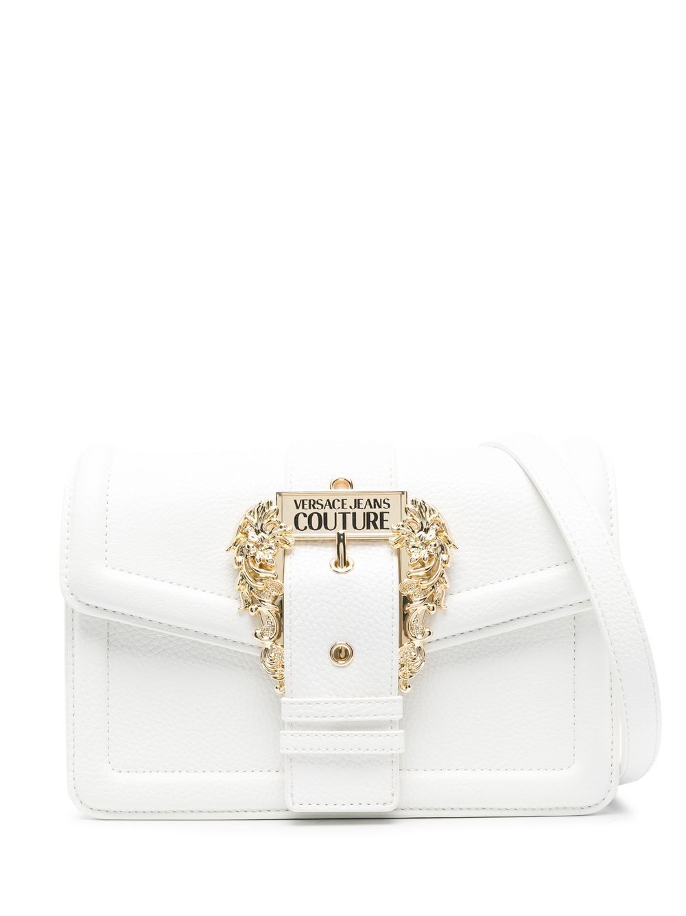 Versace Jeans Couture logo标牌斜挎包 - 白色