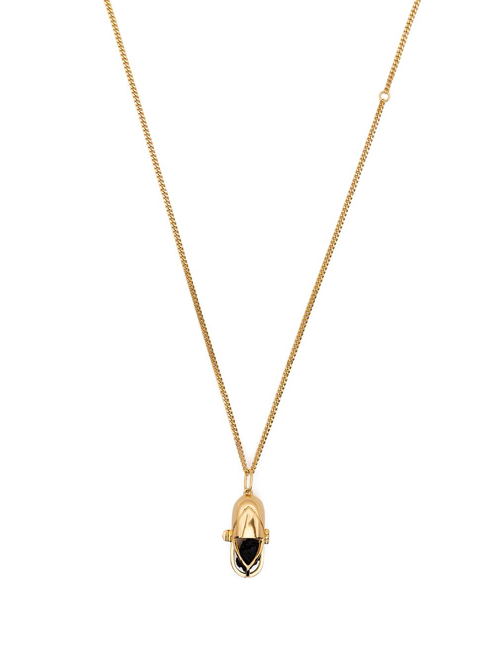 Capsule Eleven Capsule Crystal 吊饰项链 - 金色