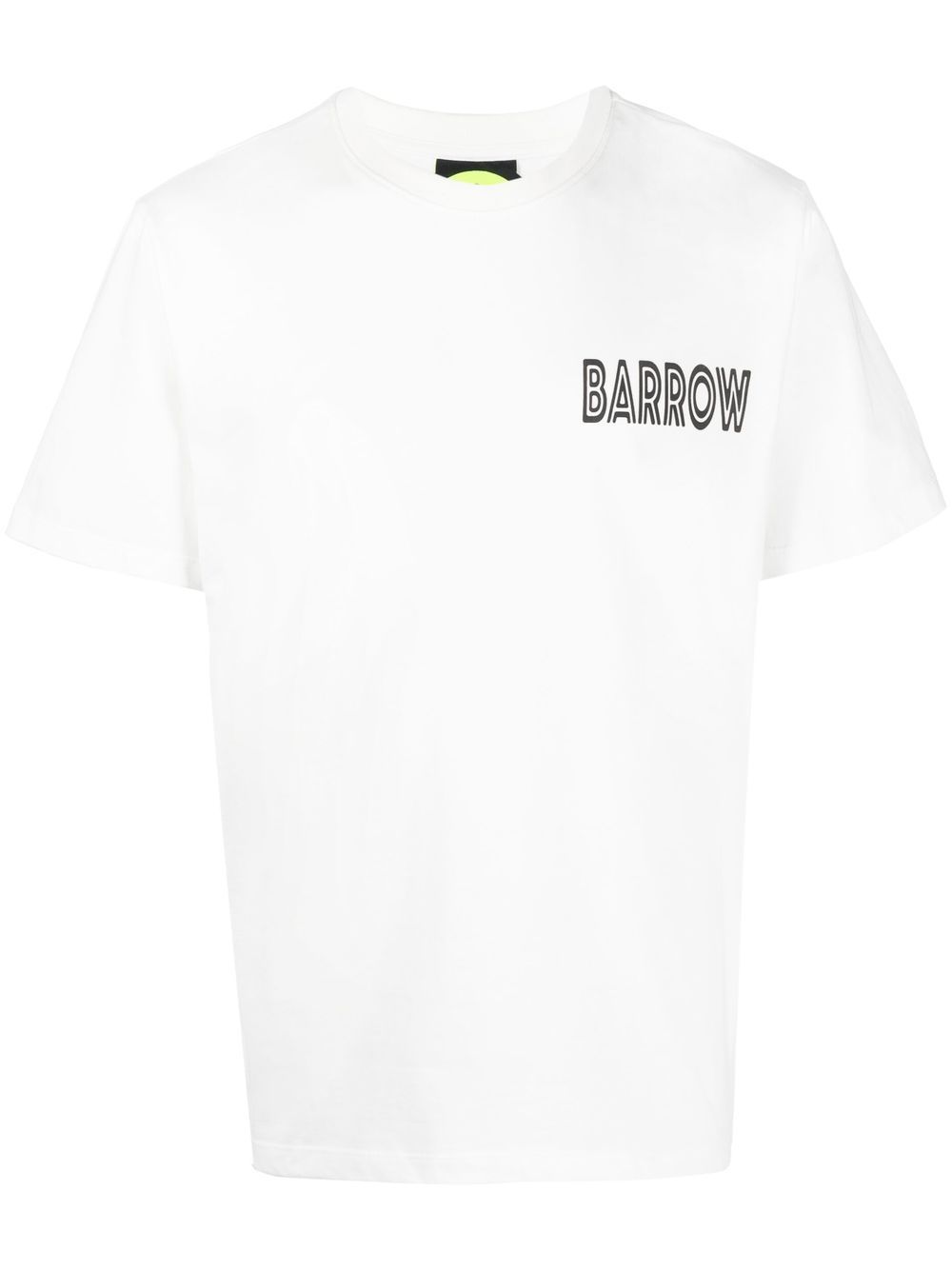 BARROW logo印花短袖T恤 - 白色