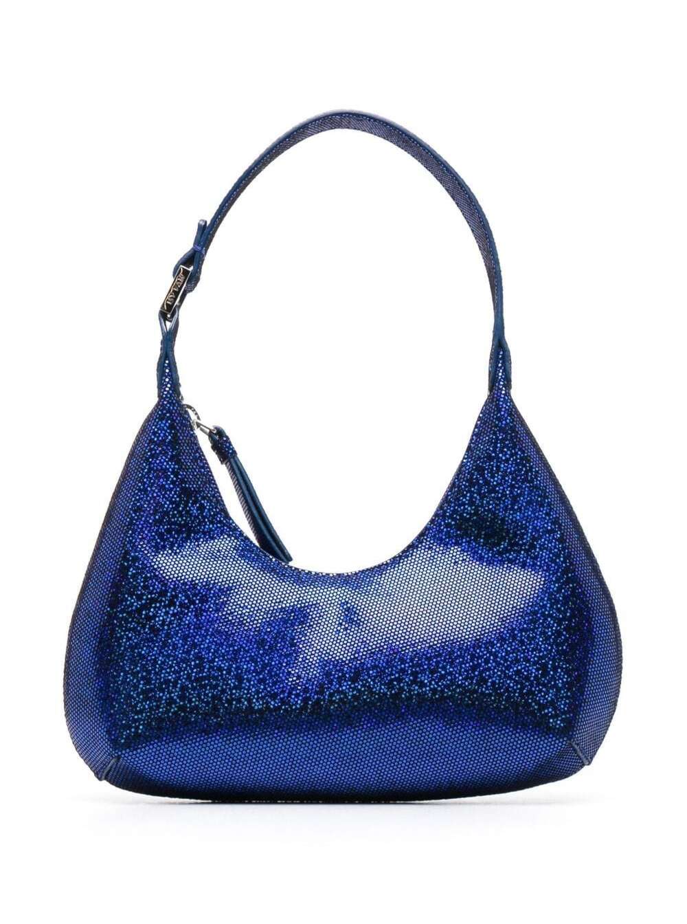 BY FAR Blue Baby Amber Mini Bag Disco Dot Leather Effect Woman