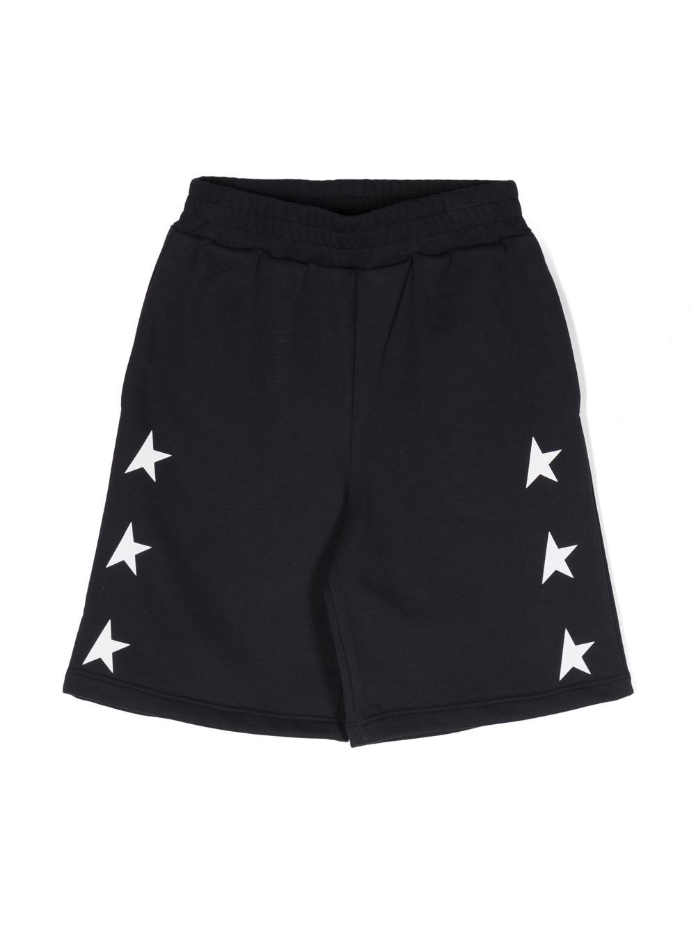 Golden Goose Kids Black Star Collection 阔腿短裤 - 蓝色