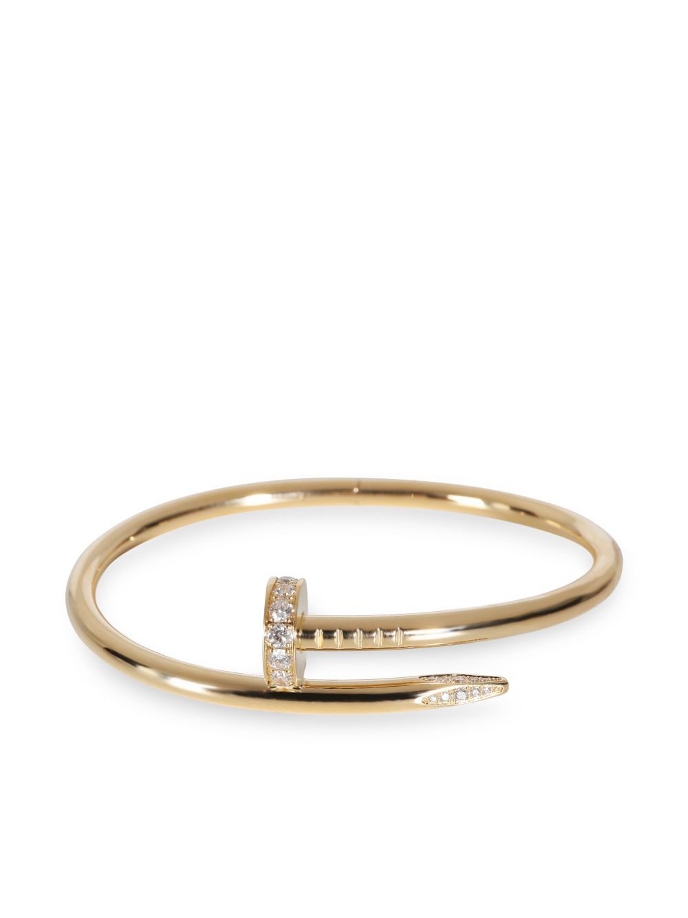 Cartier 18K玫瑰金 Juste Un Clou 钻石手链（典藏款） - 金色