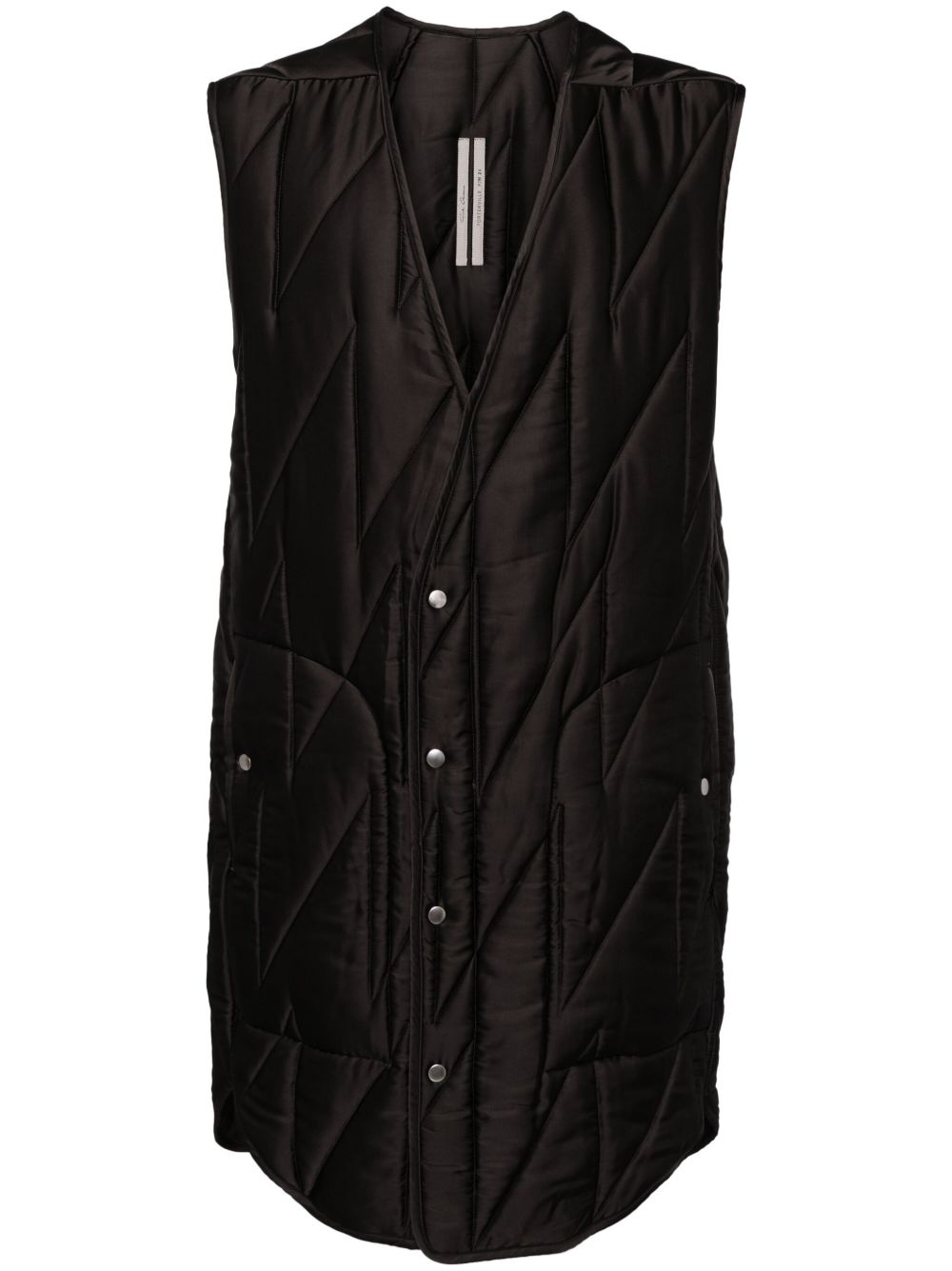 Rick Owens 衬里西式马甲 - 灰色